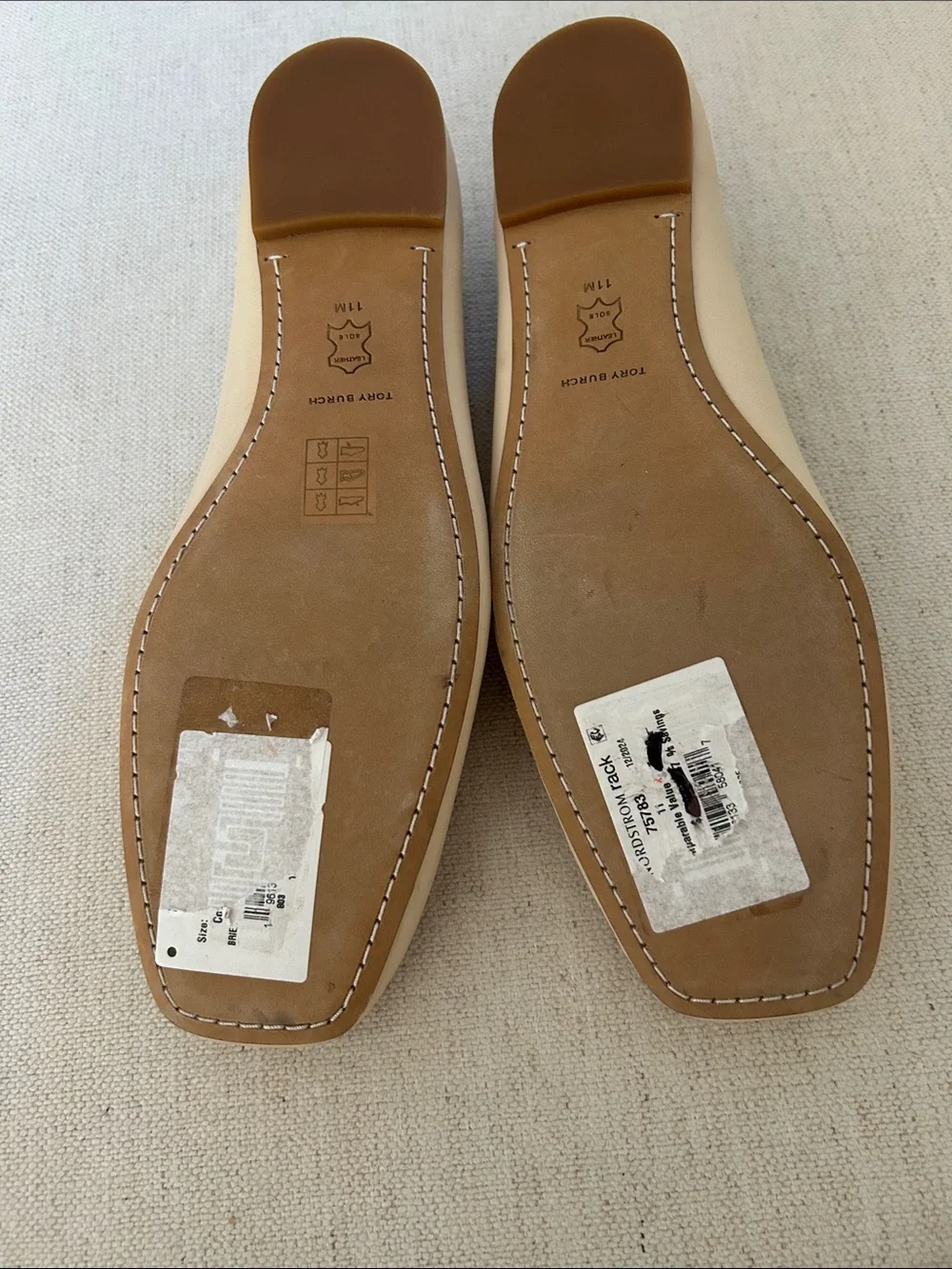 Tory Burch Georgia Ballet Leather Brie, Size 11, NWT no box